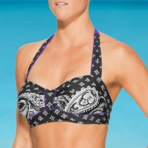 athleta | namaste sara underwire bikini halter 38B